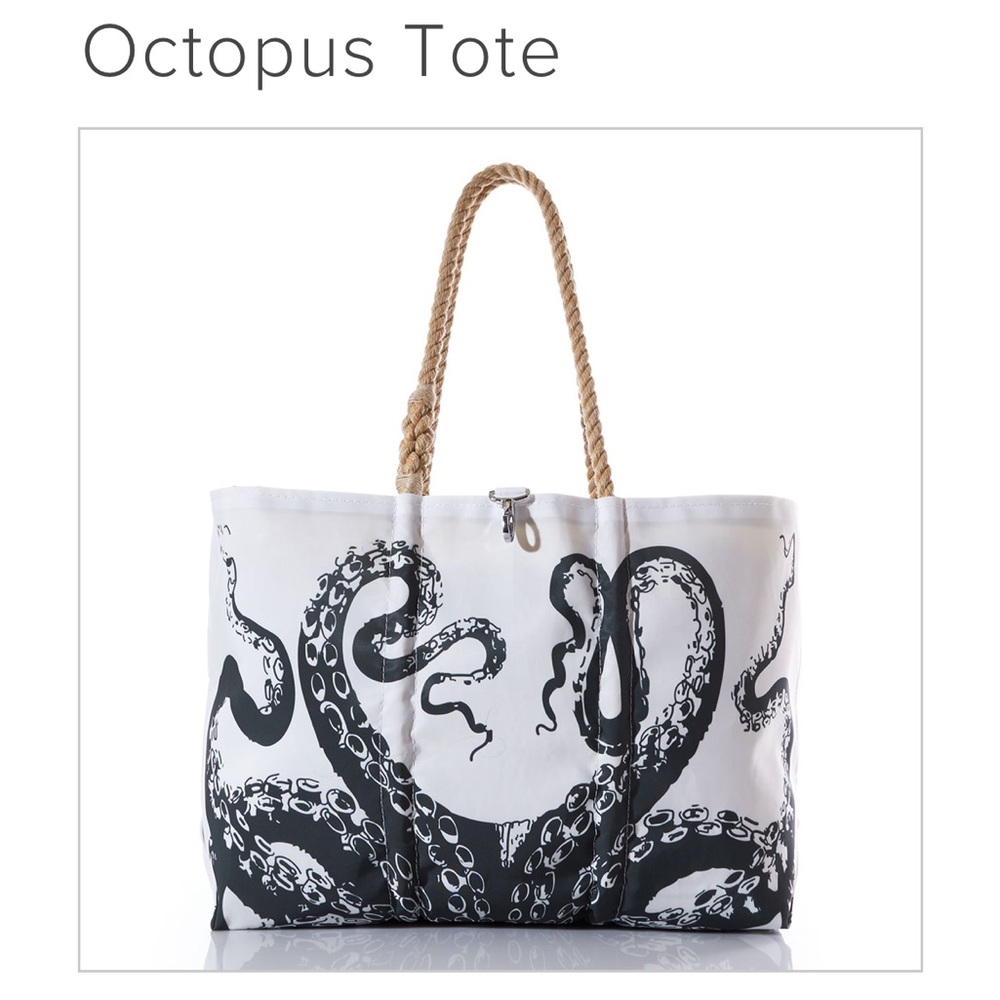 Large Octopus Sea Bag Tote